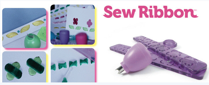 Sew Ribbon Leaf Kit / Kit Completo para Decorar con Listón Descontinuado We R Memory Keepers