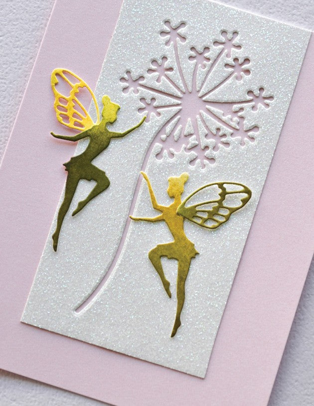 Dancing Faerie Dies / Suaje de Hada Descontinuado Poppy Stamps