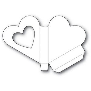 Heart Gift Box Die / Suaje de Caja de Corazon Descontinuado Memory Box