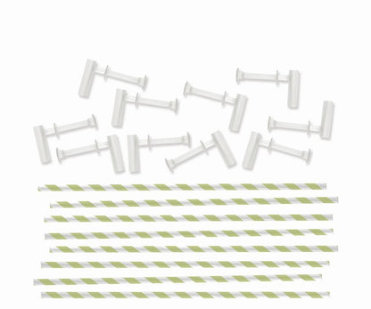 Pinwheel Attachments Green / Popotes Verdes y Accesorios para Molinos Descontinuado We R Memory Keepers