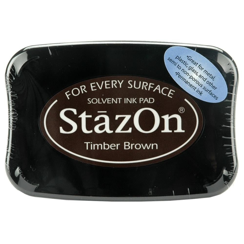 StazOn Timber Brown / Tinta Solvente Marrón Madera Tintas Tsukineko