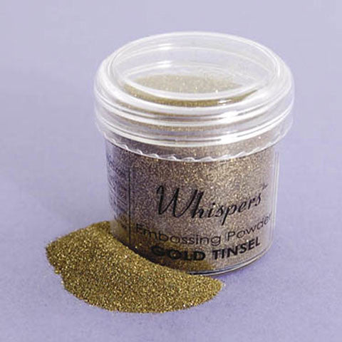 Whispers Tinsel Gold Metallic Powder / Polvos de Realce Oro Brillitos Descontinuado Darice