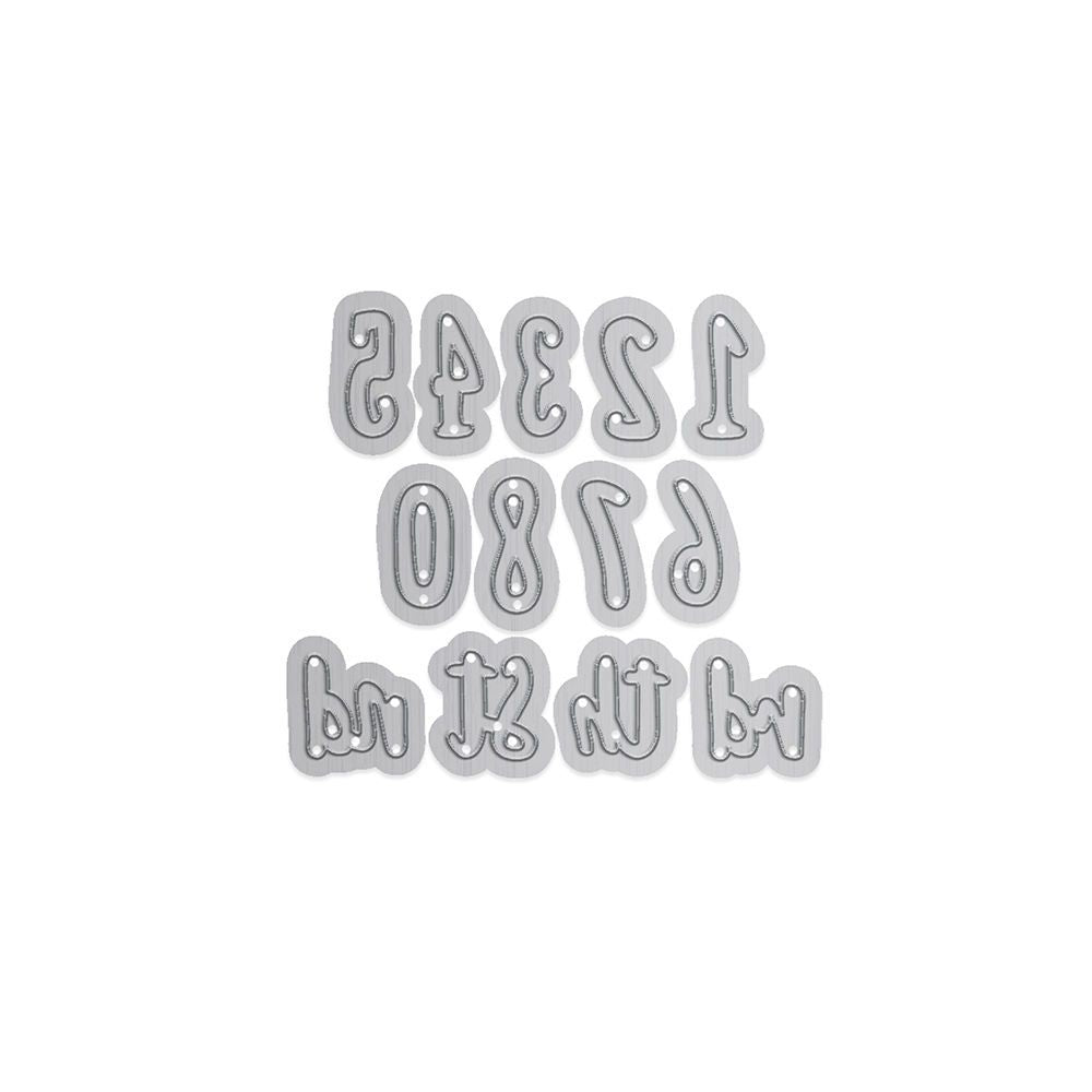 Essential Buildables Die Set Birthday Numbers / Suaje de Números Descontinuado Tonic Studios