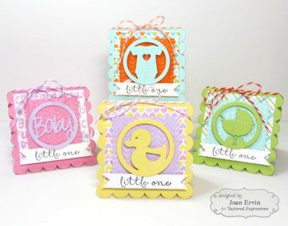 Baby Treat Toppers Dies / Suajes Circulares de Bebe Descontinuado Taylored Expressions
