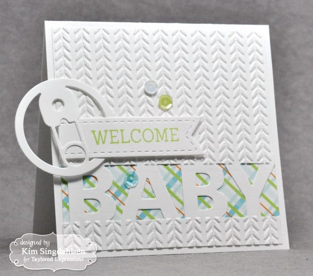 Baby Treat Toppers Dies / Suajes Circulares de Bebe Descontinuado Taylored Expressions