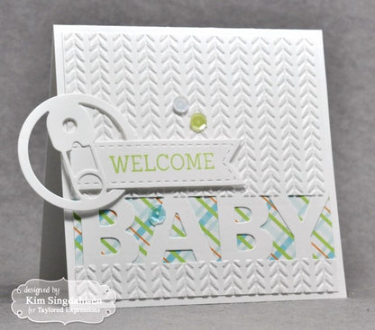 Baby Treat Toppers Dies / Suajes Circulares de Bebe Descontinuado Taylored Expressions