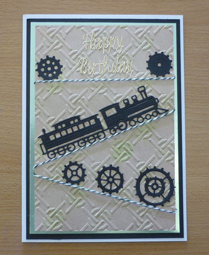 Suaje de Corte de Tren / Choo Choo DIES Descontinuado Cheery Lynn Designs