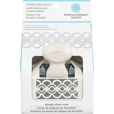 Bangle Chain Trim Deep Edge Punch / Perforadora Orilla Profunda Borde de Cadena de Brazalete Descontinuado Martha Stewart