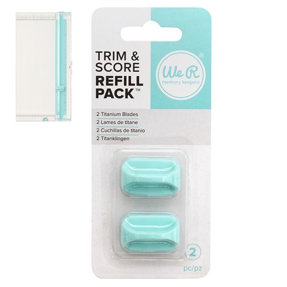 Trim &amp; Score Blade Refill Pack / Cuchillas de Repuesto para Trim Score board Repuestos We R Memory Keepers