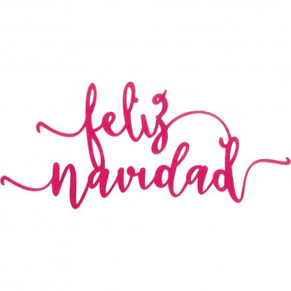 Merry Christmas Cutting Die  / Suaje de Feliz Navida Descontinuado Sizzix