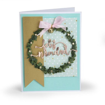 Merry Christmas Cutting Die  / Suaje de Feliz Navida Descontinuado Sizzix