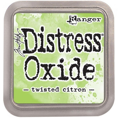 Tim Holtz Distress Oxide Twisted Citron / Cojin de Tinta Efecto Oxidado Limón Tintas Ranger