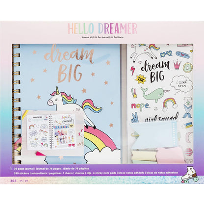 Hello Dreamer Journal Kit Unicorn / Kit de Agenda Planificadora de Unicornio Descontinuado American Crafts