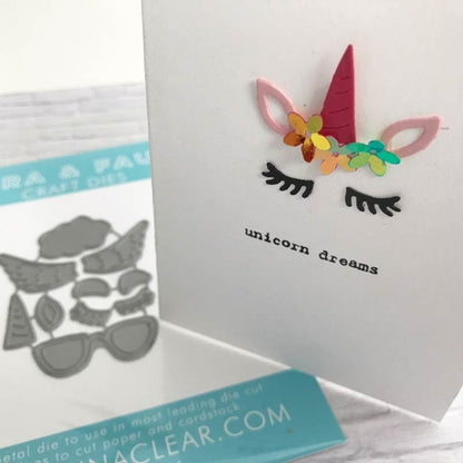 Unicorn Die / Suaje de Unicornio Descontinuado Flora &amp; Fauna