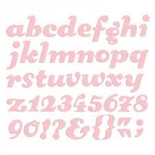 Sugar Cookie Alphabet Die / Suaje de Corte de Letras Descontinuado LifeStyle Crafts