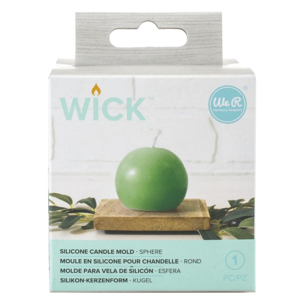 The Wick Ball Candle Mold / Molde Esférico Para Hacer Velas Accesorios We R Memory Keepers