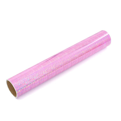 Adhesive Vinyl Holographic Bubblegum / Vinil Adhesivo Holografico Rosa Descontinuado American Crafts