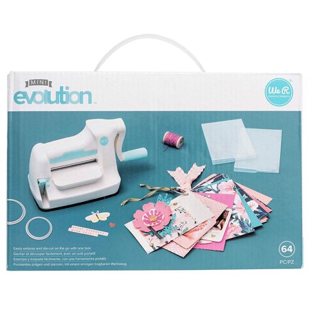 Mini Evolution Die Cut Machine Kit / Suajadora Mini Evolution 64 piezas Suajadoras / Troqueladoras We R Memory Keepers