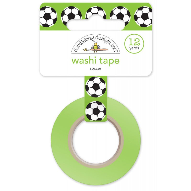 Football Soccer Washi Tape / Cinta Adhesiva de Fútbol Adhesivos / Pegamentos Doodlebug