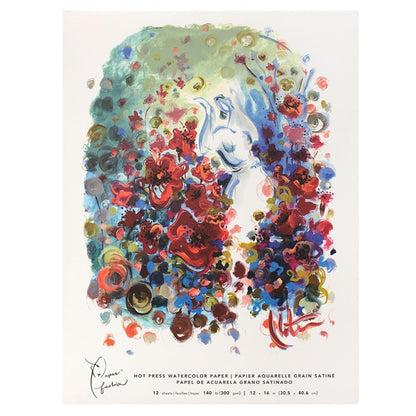 Paper Fashion Hot Press Watercolor Paper / Paquete de Papel Para Acuarela Papel para Arte American Crafts