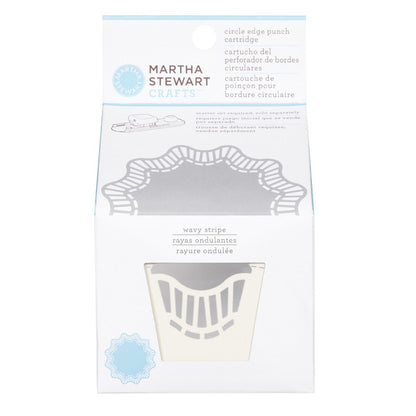 Wavy Stripe Lace Edge Punch Cartridge / Cartucho Rayas Ondulantes Descontinuado Martha Stewart