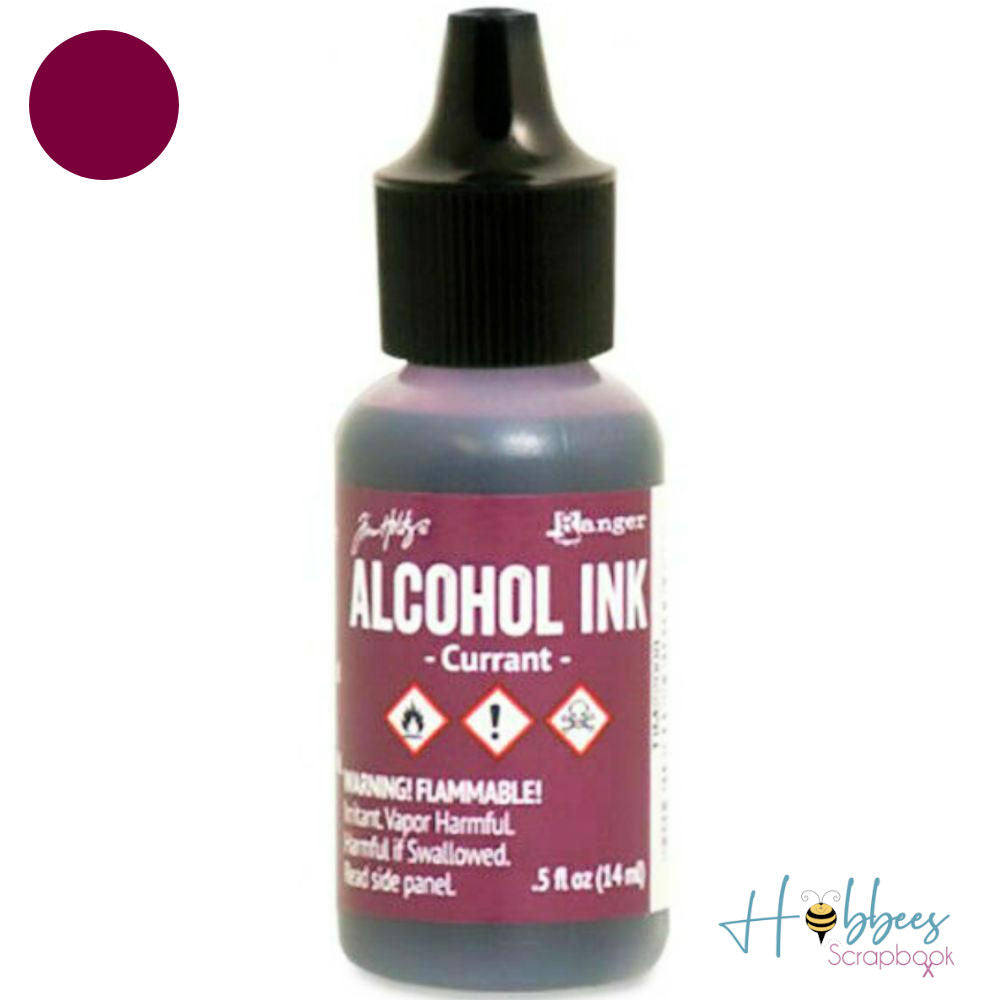 Tim Holtz Alcohol Ink Currant / Tinta al Alcohol Grosella Tintas al Alcohol Ranger