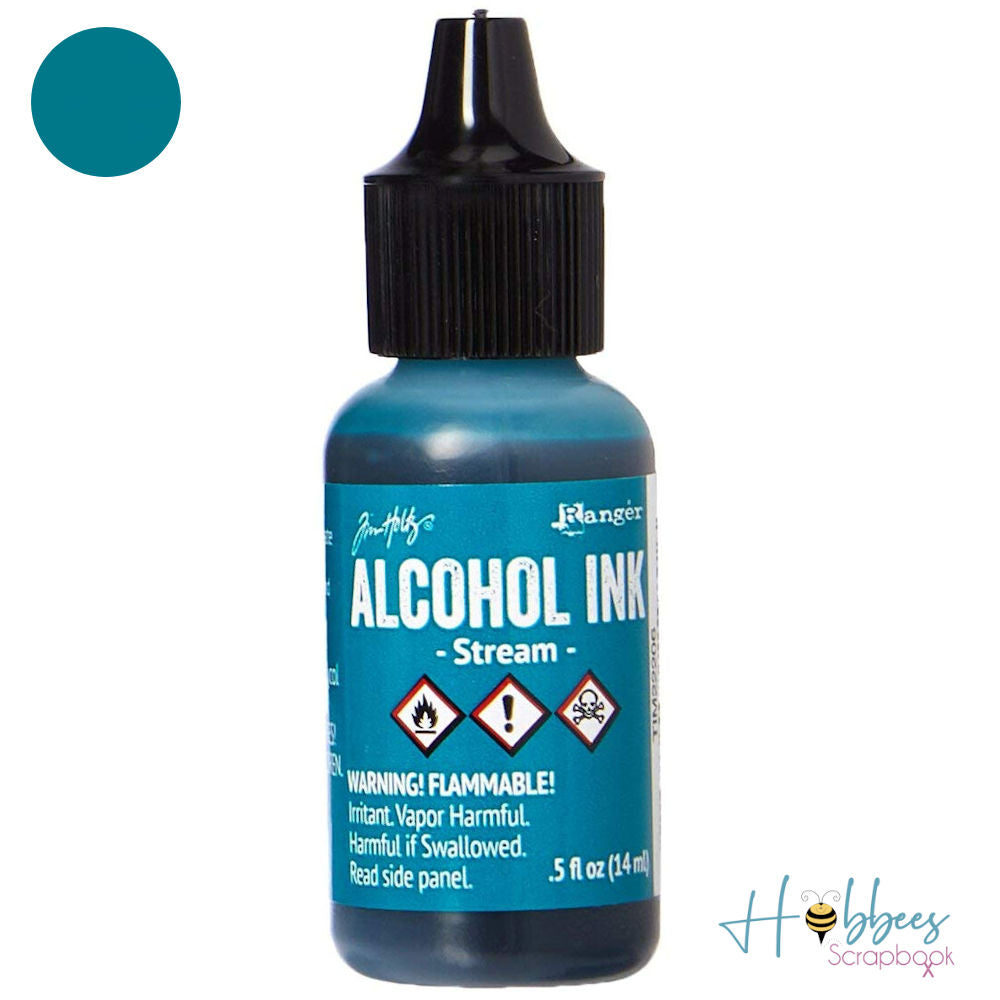 Tim Holtz Alcohol Ink Stream / Tinta al Alcohol Aqua
