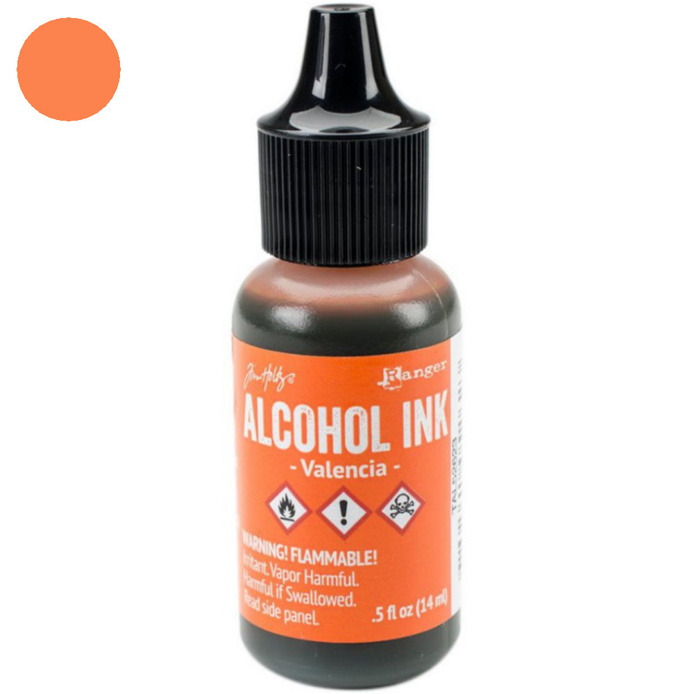 Tim Holtz Alcohol Valencia / Tinta al Alcohol Naranja Tintas al Alcohol Ranger