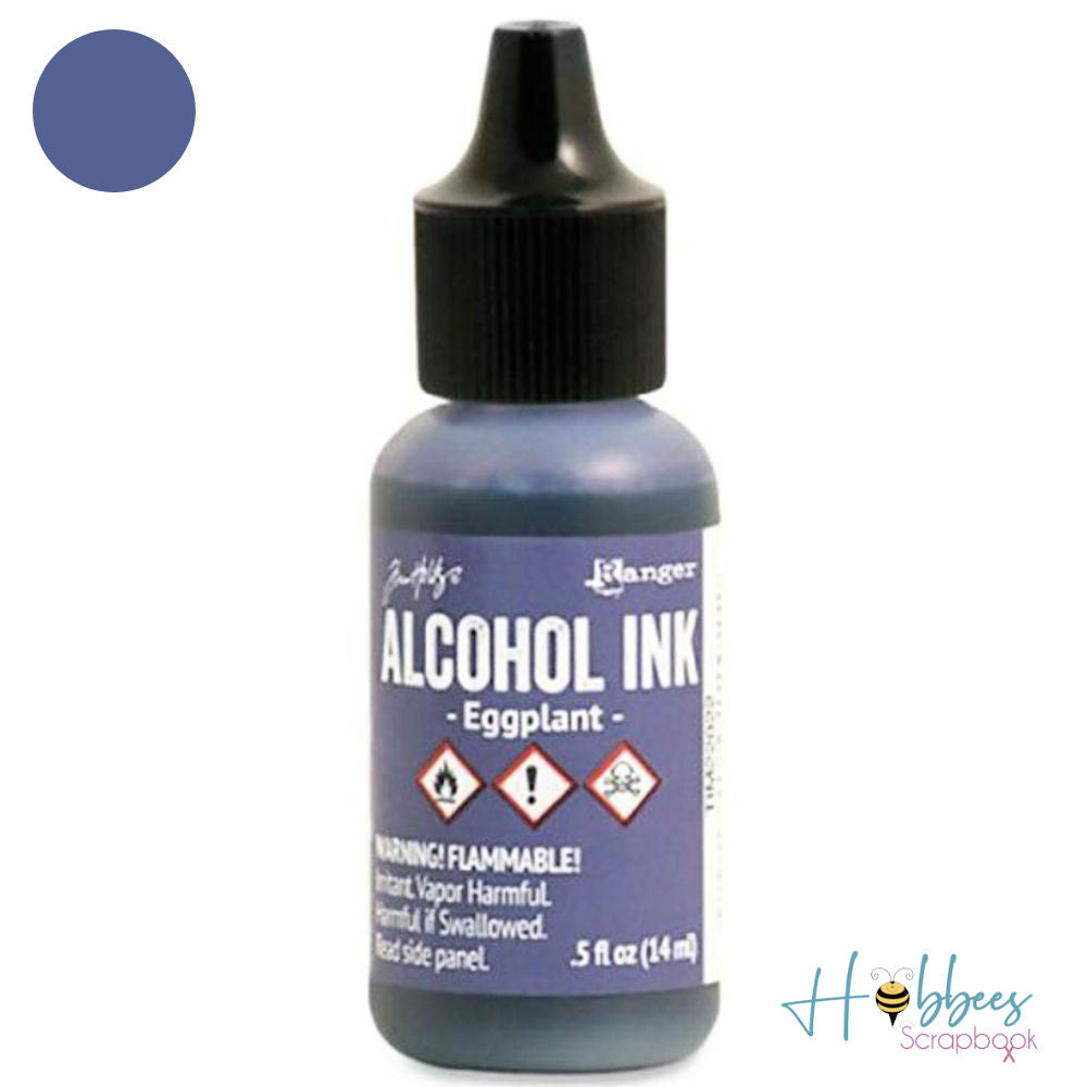 Tim Holtz Alcohol Ink Eggplant / Tinta al Alcohol Berenjena Tintas al Alcohol Ranger