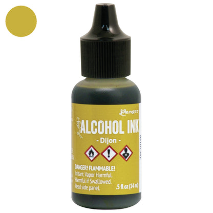 Tim Holtz Alcohol Dijon / Tinta al Alcohol Mostaza Tintas al Alcohol Ranger