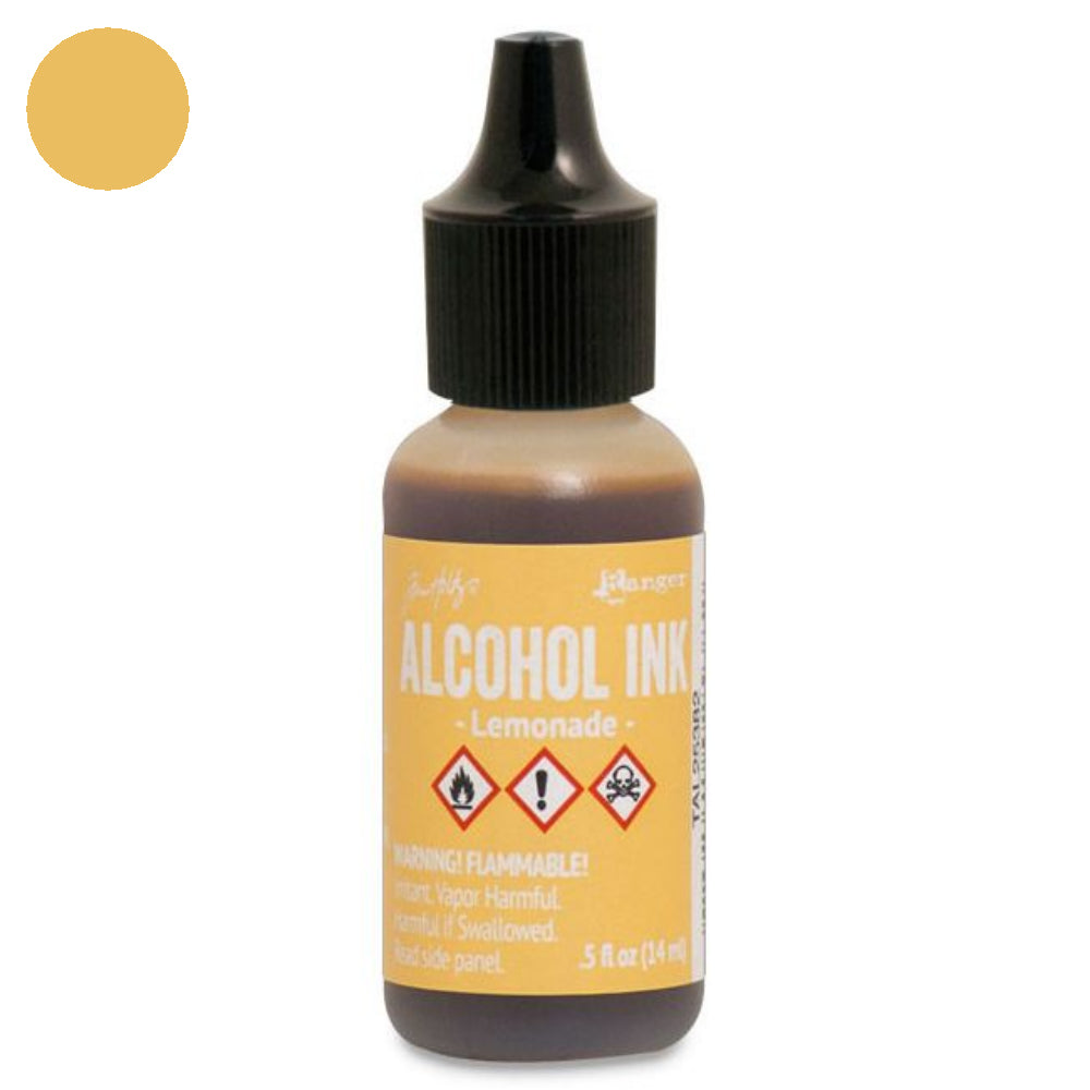 Tim Holtz Alcohol Lemonade / Tinta al Alcohol Limonada Tintas al Alcohol Ranger