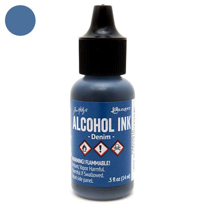 Tim Holtz Alcohol Pitch Black / Tinta al Alcohol Negro Tintas al Alcohol Ranger