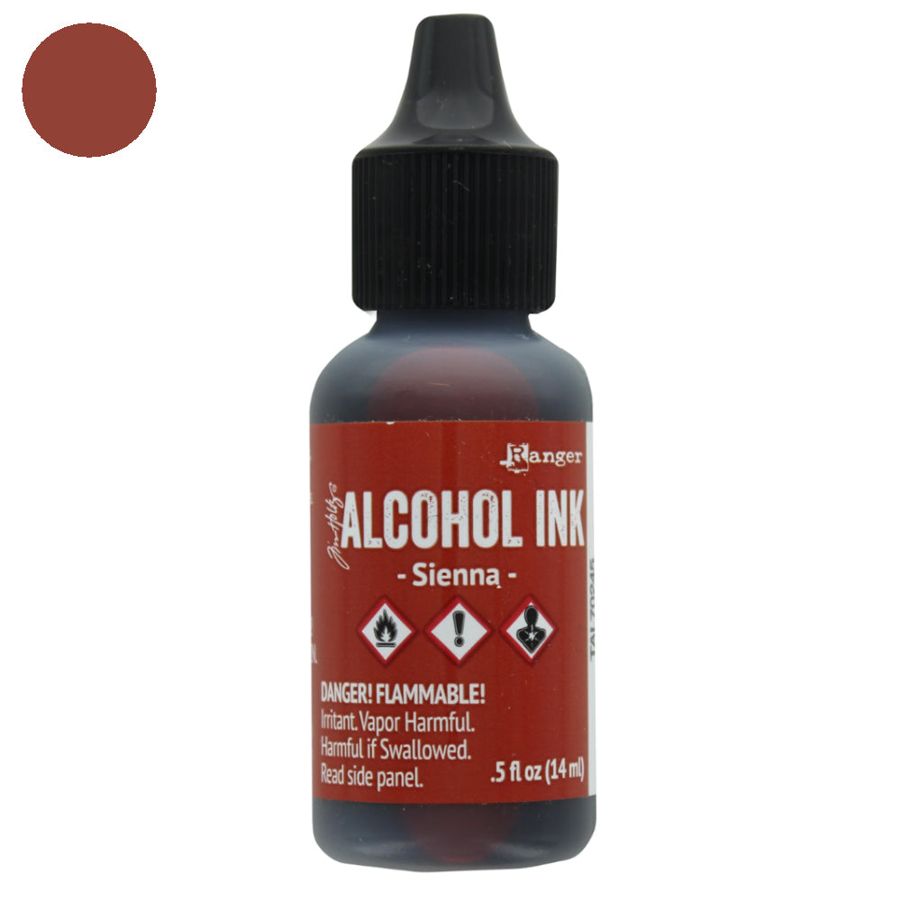 Tim Holtz Alcohol Sienna / Tinta al Alcohol Siena Tintas al Alcohol Ranger