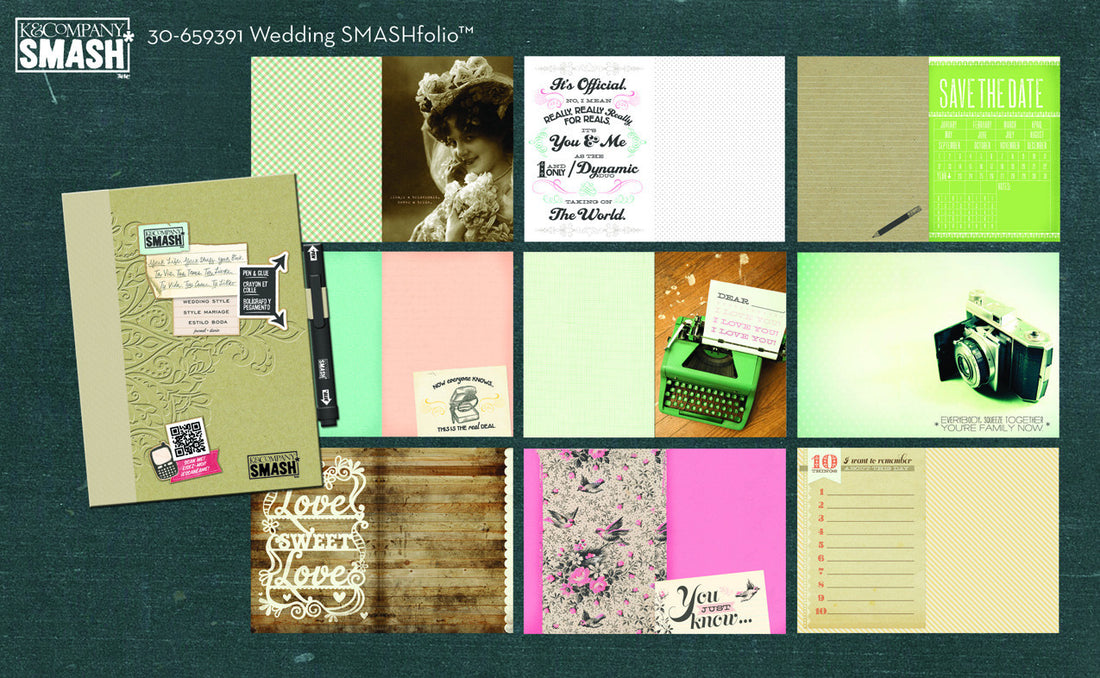 Smash Wedding Style / Cuaderno tipo Diario o Agenda Smash Smash K &amp; Company