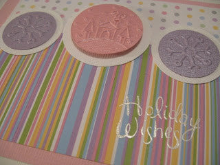 Embossing Folder Winter Jelly 4 Pieces / Folder de Grabado Navideños Descontinuado Cuttlebug