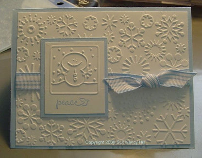 Embossing Folder Winter Jelly 4 Pieces / Folder de Grabado Navideños Descontinuado Cuttlebug