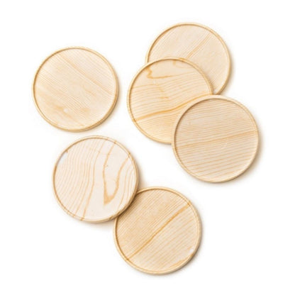 Wooden Discs 1.75&quot;/ Discos para Agendas Acabado Madera Discos para Planners Maggie Holmes