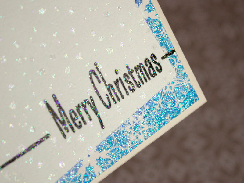 Iced Silver Embossing Powder / Polvo de Embossing Hielo Plateado Descontinuado Wow!