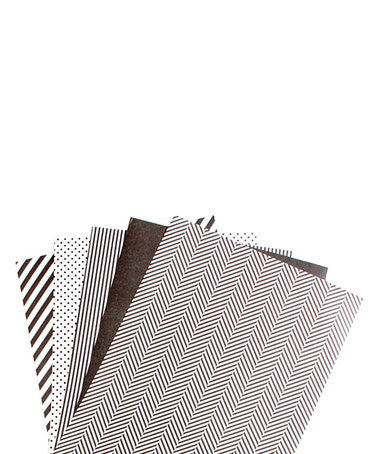 Shape´N Tape Decorative Black Adhesive Sheets / Hojas Adhesivas Tipo Washi Negro Washi Tape LifeStyle Crafts