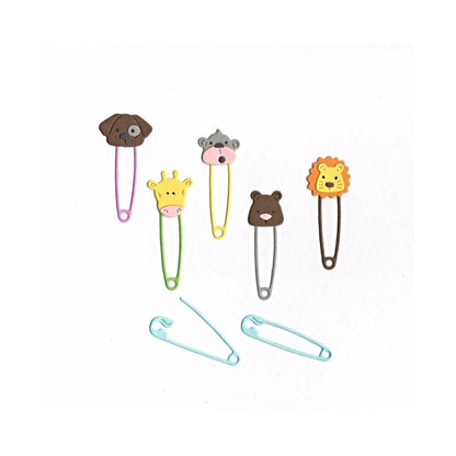 Baby Diaper Pins Die /  Suaje de Seguritos de Bebé Descontinuado Cottage Cutz